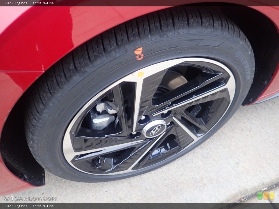 2023 Hyundai Elantra N-Line Wheel and Tire Photo #145654315