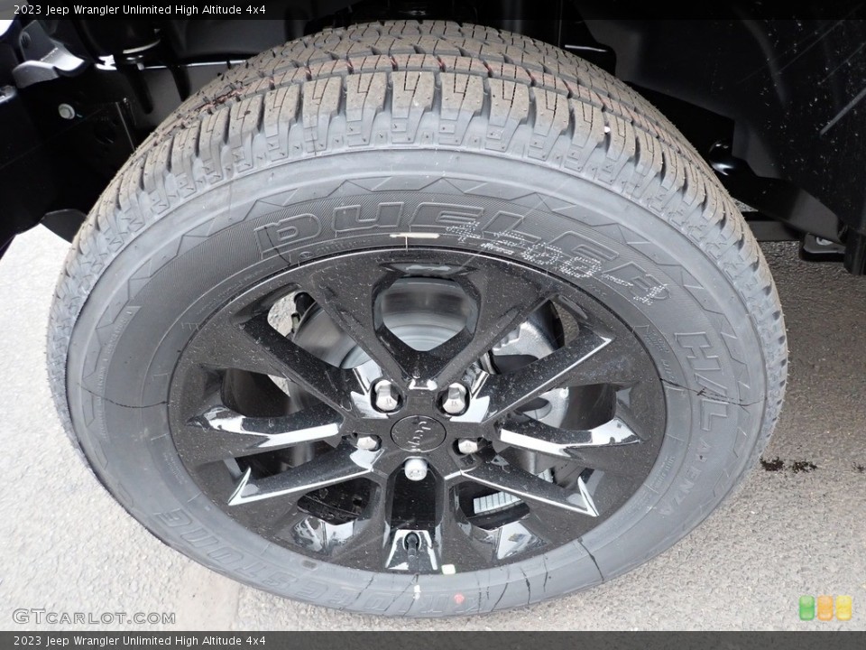 2023 Jeep Wrangler Unlimited High Altitude 4x4 Wheel and Tire Photo #145654480