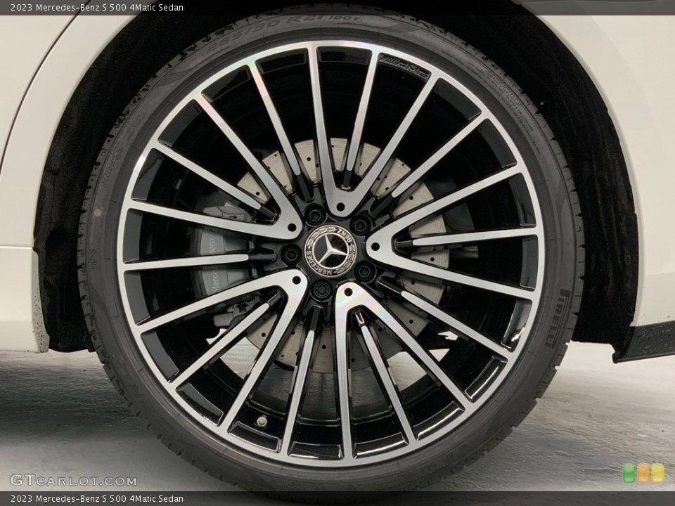 2023 Mercedes-Benz S 500 4Matic Sedan Wheel and Tire Photo #145655818