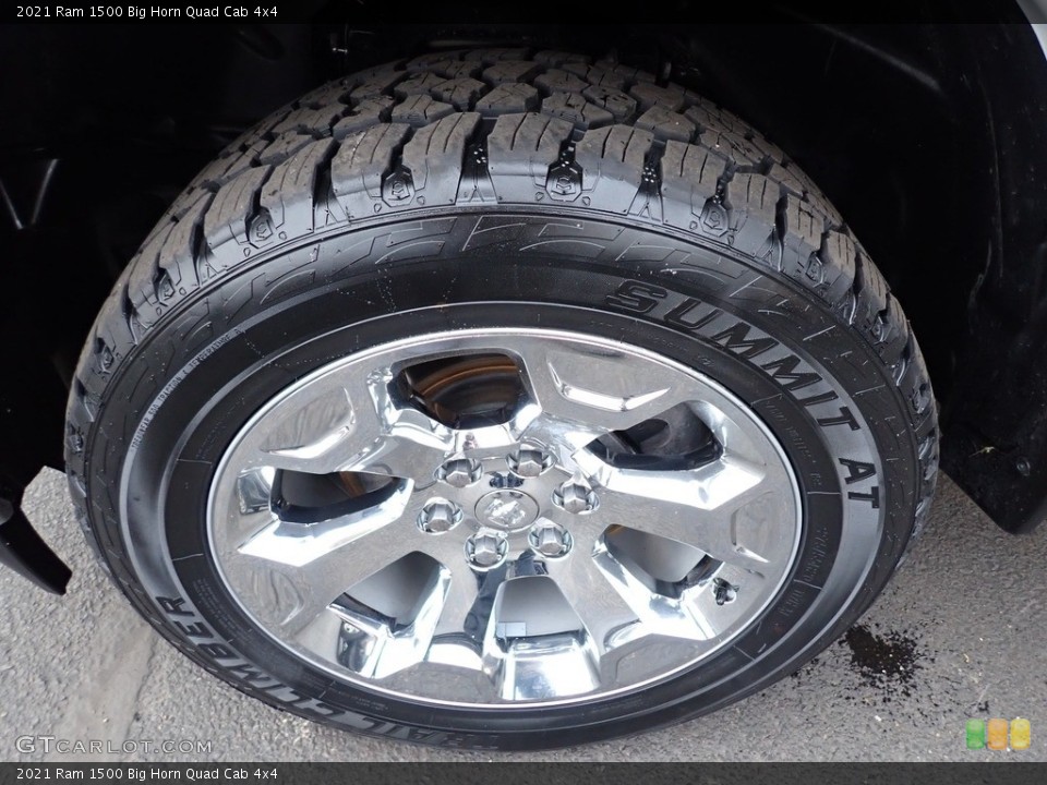 2021 Ram 1500 Big Horn Quad Cab 4x4 Wheel and Tire Photo #145657837