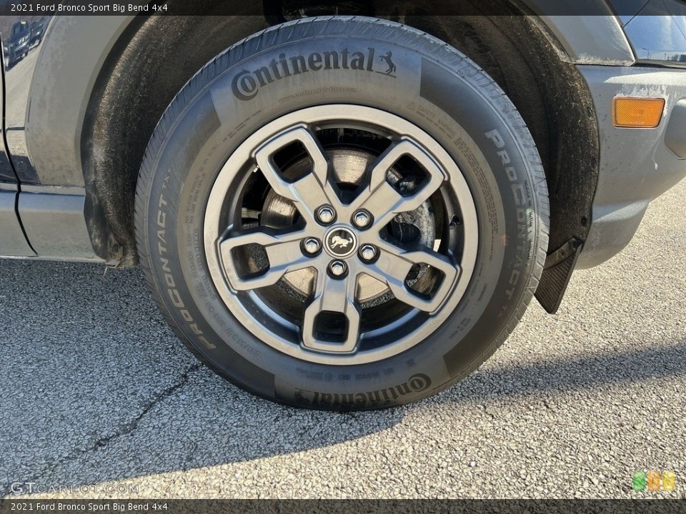 2021 Ford Bronco Sport Big Bend 4x4 Wheel and Tire Photo #145658402