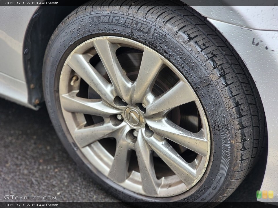 2015 Lexus GS 350 AWD Sedan Wheel and Tire Photo #145676899