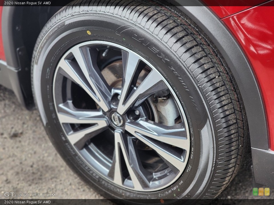 2020 Nissan Rogue SV AWD Wheel and Tire Photo #145680562
