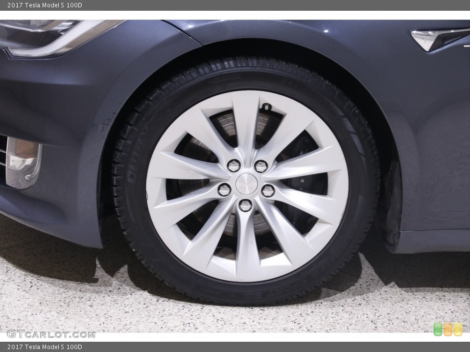 2017 Tesla Model S 100D Wheel and Tire Photo #145683775