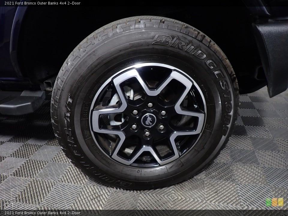 2021 Ford Bronco Outer Banks 4x4 2-Door Wheel and Tire Photo #145692092