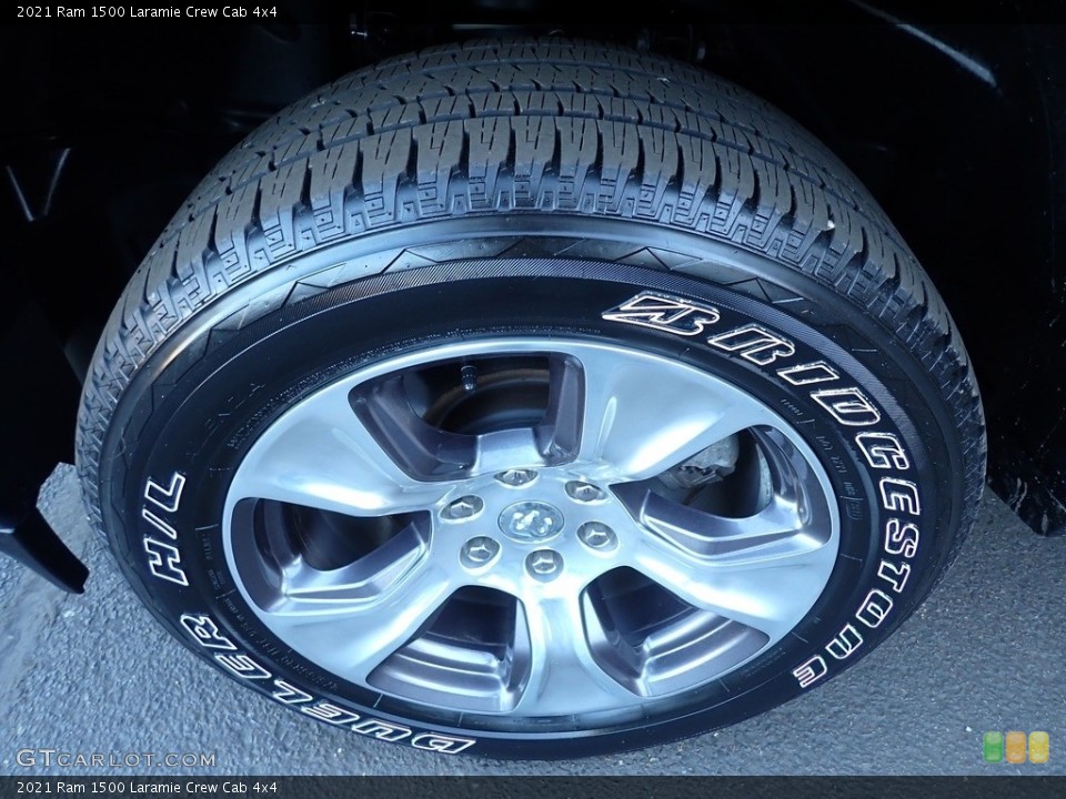 2021 Ram 1500 Laramie Crew Cab 4x4 Wheel and Tire Photo #145694723