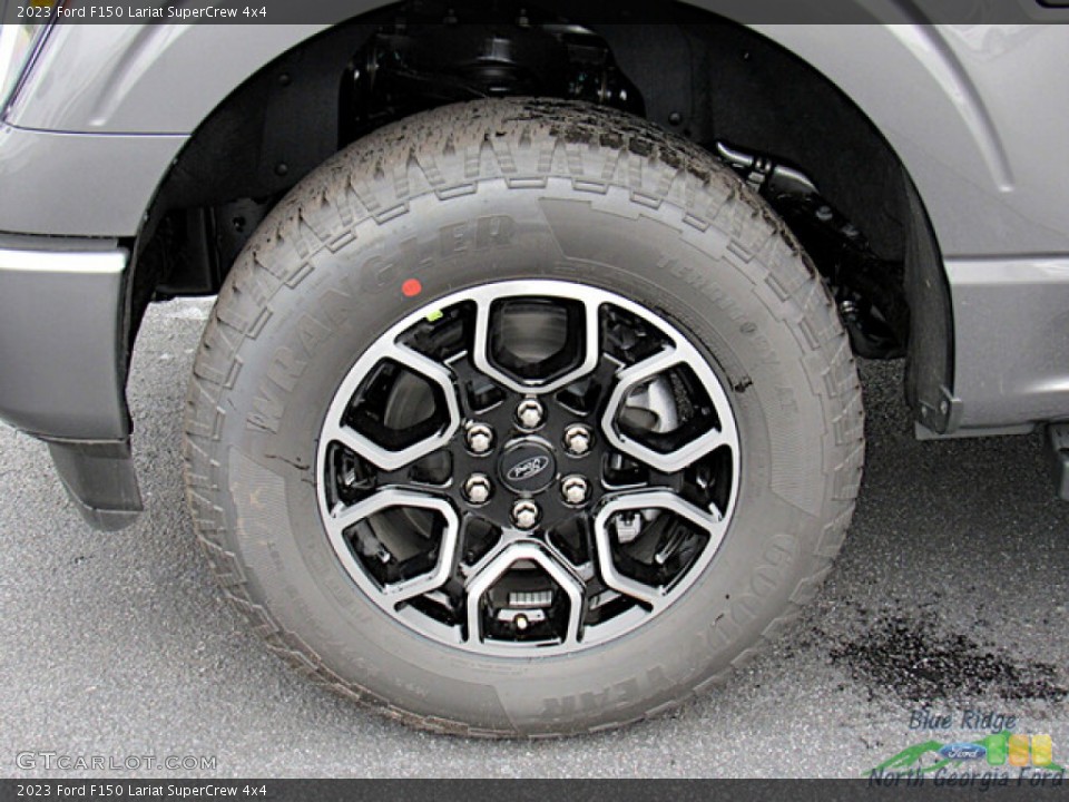 2023 Ford F150 Lariat SuperCrew 4x4 Wheel and Tire Photo #145697324