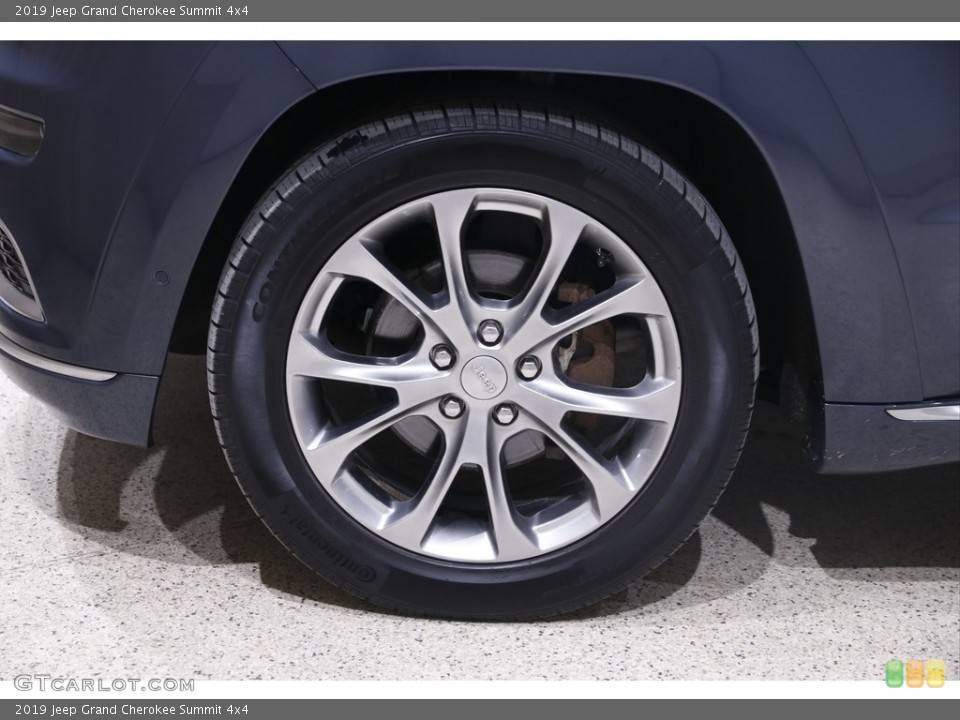 2019 Jeep Grand Cherokee Summit 4x4 Wheel and Tire Photo #145700090