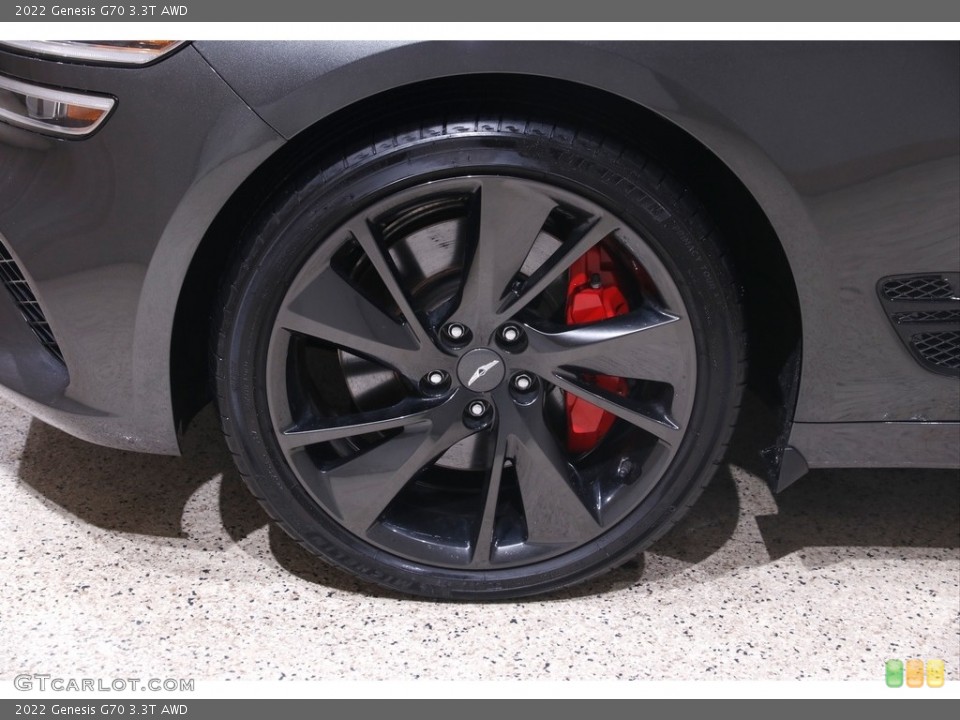 2022 Genesis G70 3.3T AWD Wheel and Tire Photo #145701501