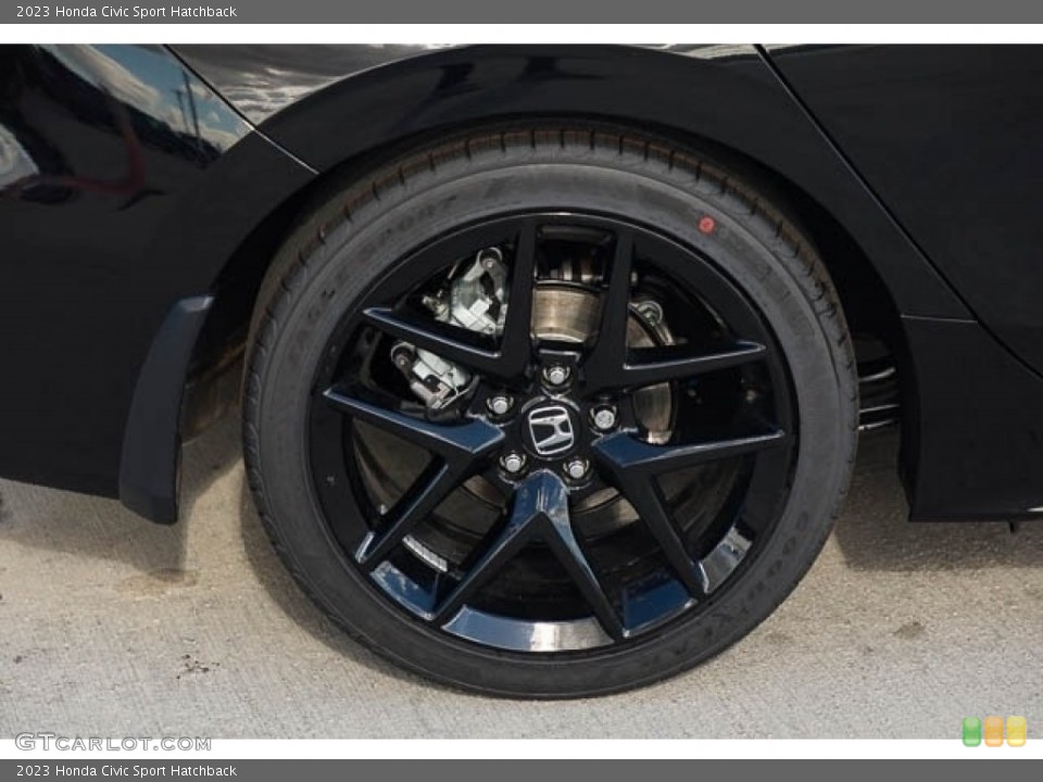 2023 Honda Civic Sport Hatchback Wheel and Tire Photo #145705725