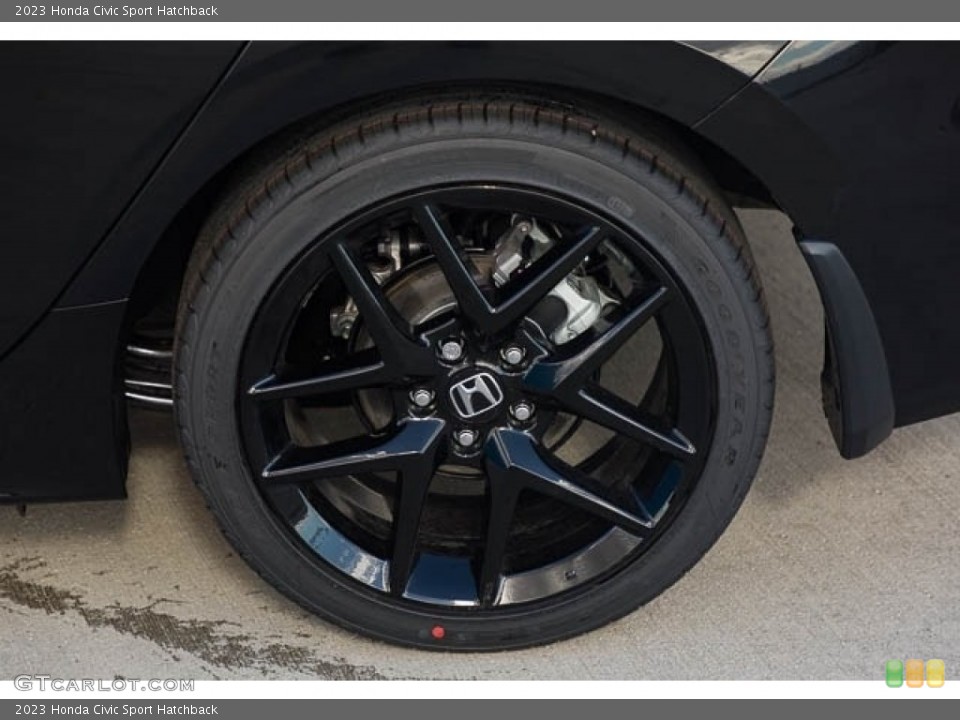 2023 Honda Civic Sport Hatchback Wheel and Tire Photo #145705743