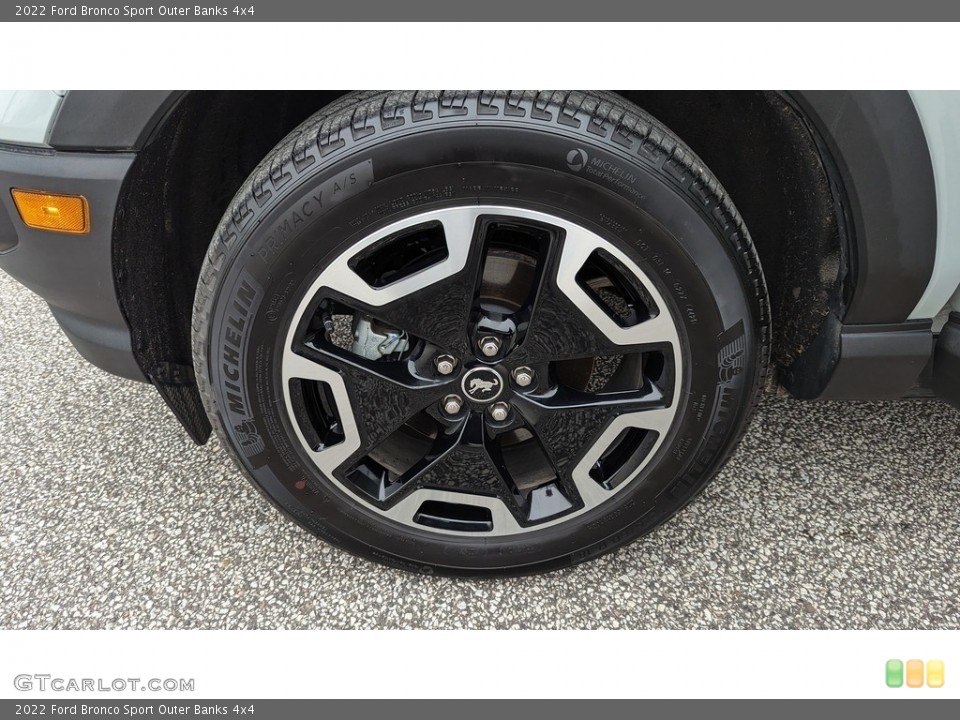 2022 Ford Bronco Sport Outer Banks 4x4 Wheel and Tire Photo #145709276