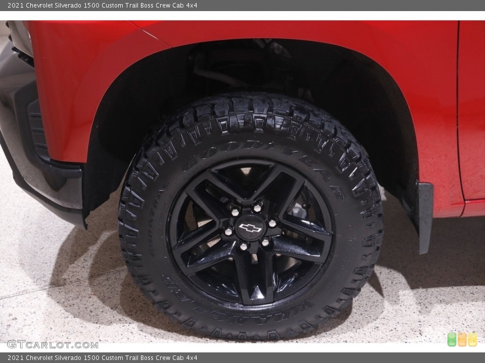 2021 Chevrolet Silverado 1500 Custom Trail Boss Crew Cab 4x4 Wheel and Tire Photo #145709300