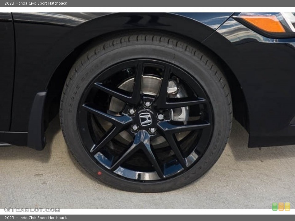 2023 Honda Civic Sport Hatchback Wheel and Tire Photo #145727311