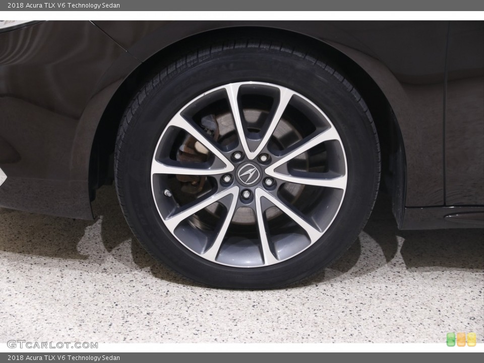2018 Acura TLX V6 Technology Sedan Wheel and Tire Photo #145732343
