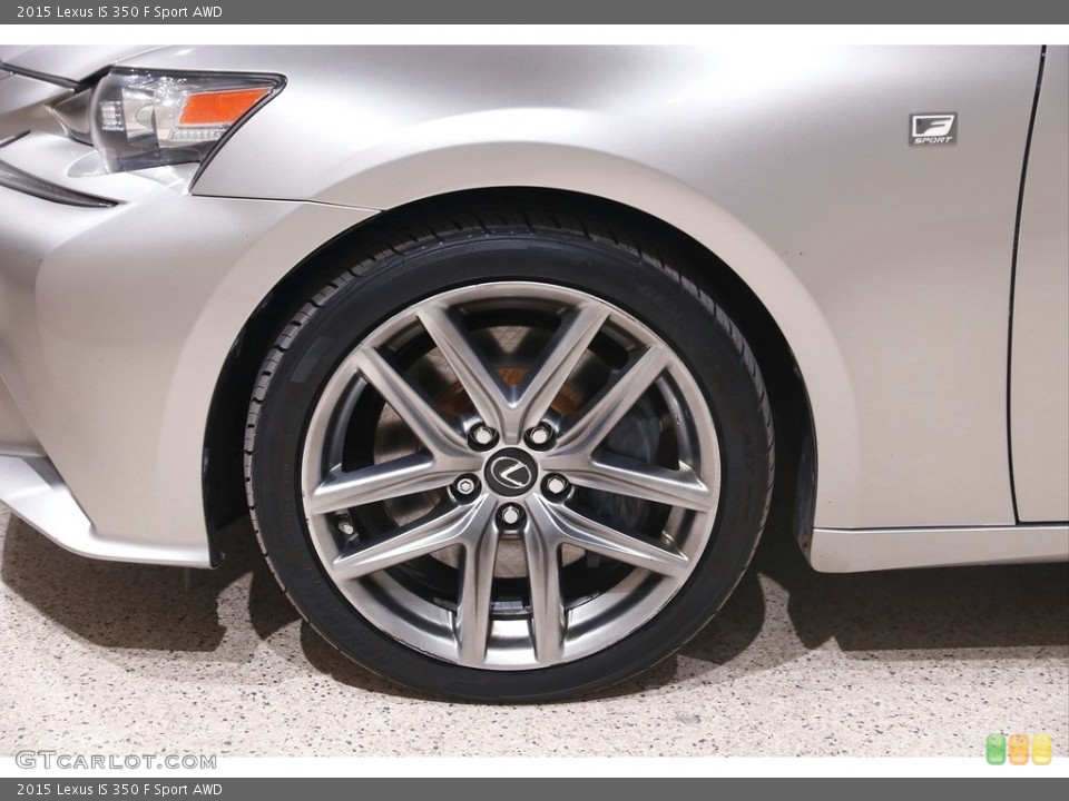 2015 Lexus IS 350 F Sport AWD Wheel and Tire Photo #145749538
