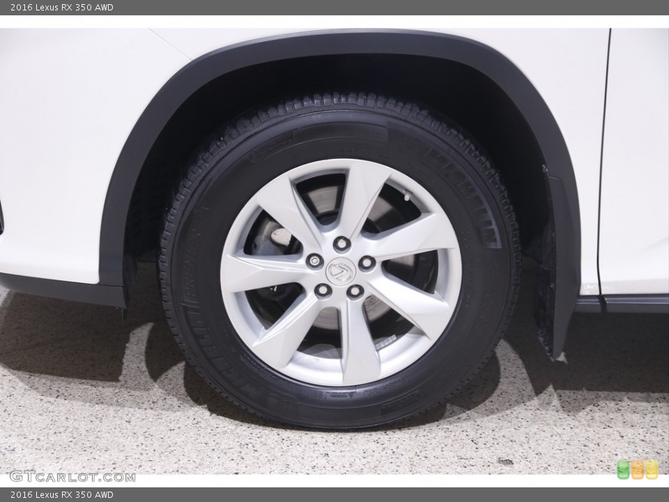 2016 Lexus RX 350 AWD Wheel and Tire Photo #145765305