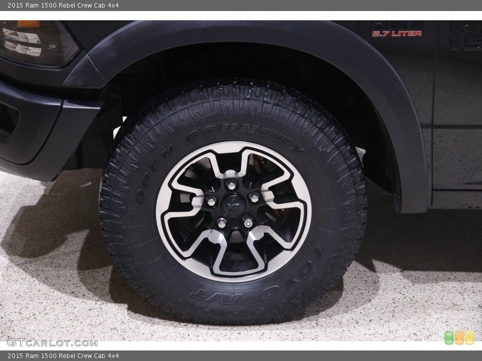 2015 Ram 1500 Rebel Crew Cab 4x4 Wheel and Tire Photo #145769802
