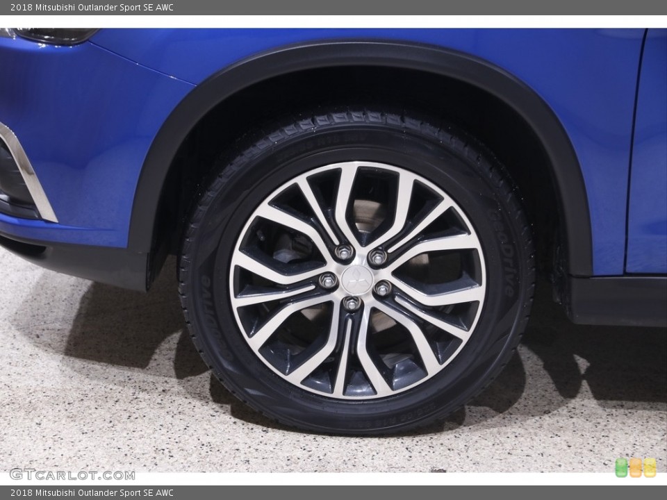 2018 Mitsubishi Outlander Sport SE AWC Wheel and Tire Photo #145774786
