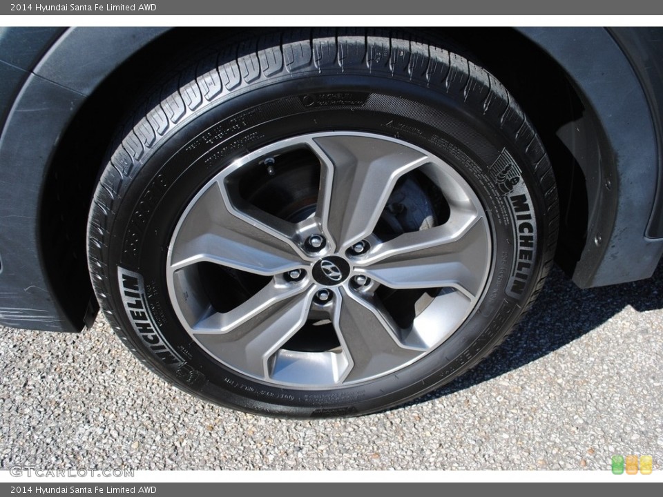 2014 Hyundai Santa Fe Limited AWD Wheel and Tire Photo #145775932