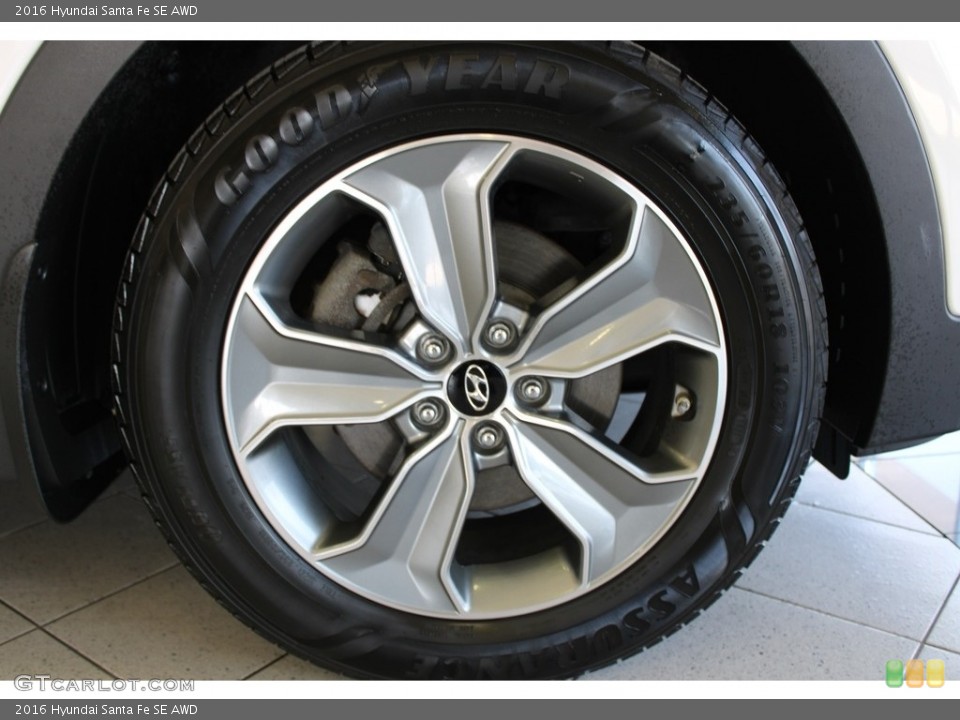 2016 Hyundai Santa Fe SE AWD Wheel and Tire Photo #145812649