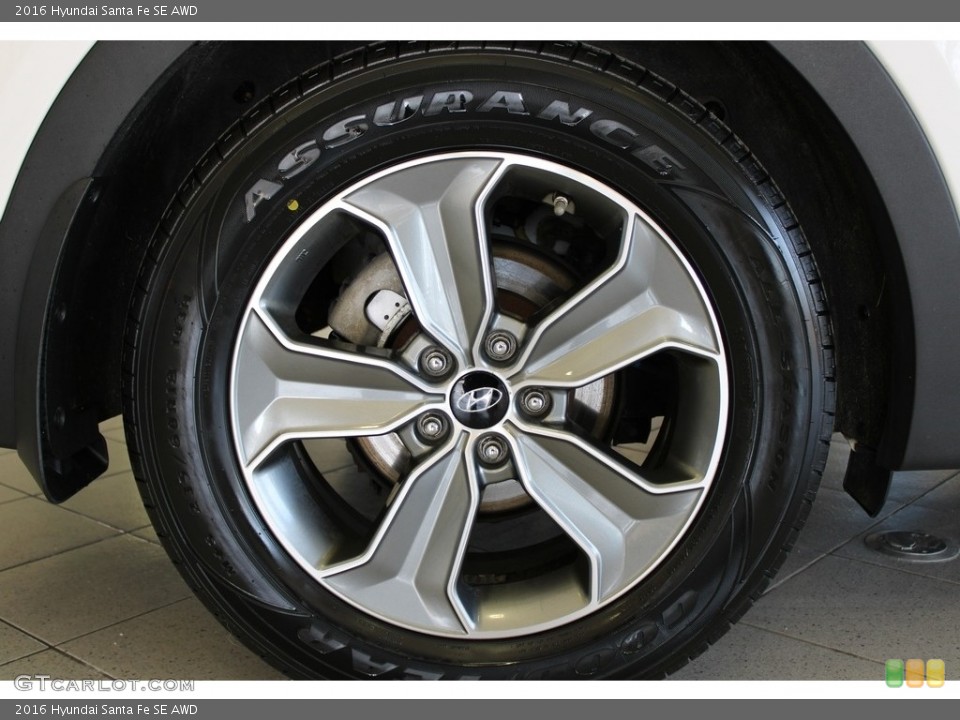 2016 Hyundai Santa Fe SE AWD Wheel and Tire Photo #145812667