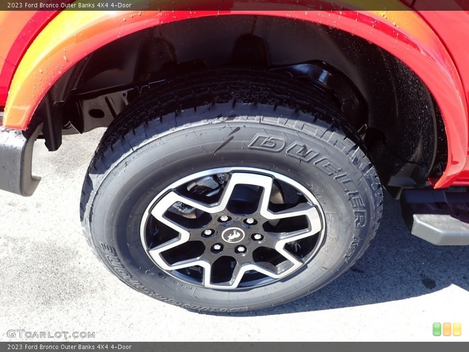 2023 Ford Bronco Outer Banks 4X4 4-Door Wheel and Tire Photo #145821722