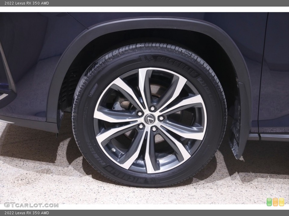 2022 Lexus RX 350 AWD Wheel and Tire Photo #145824585