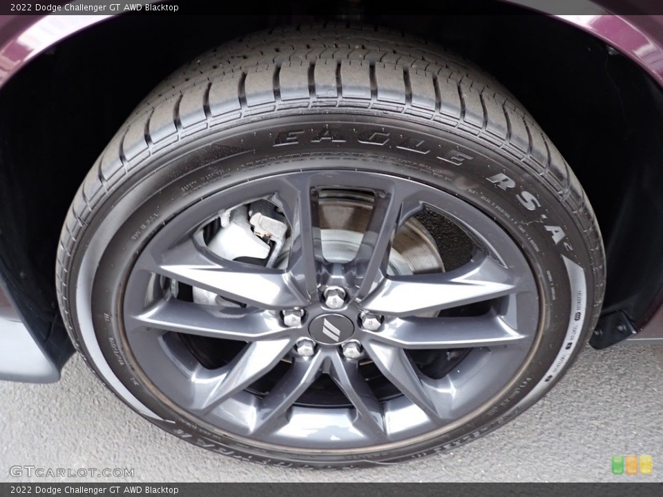 2022 Dodge Challenger GT AWD Blacktop Wheel and Tire Photo #145834539