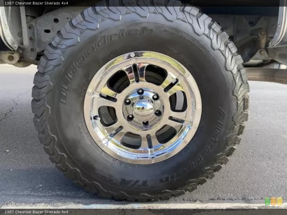 1987 Chevrolet Blazer Wheels and Tires