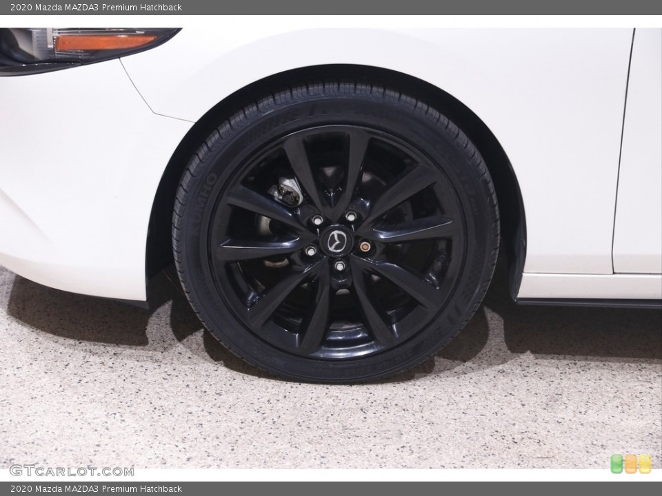 2020 Mazda MAZDA3 Premium Hatchback Wheel and Tire Photo #145862965
