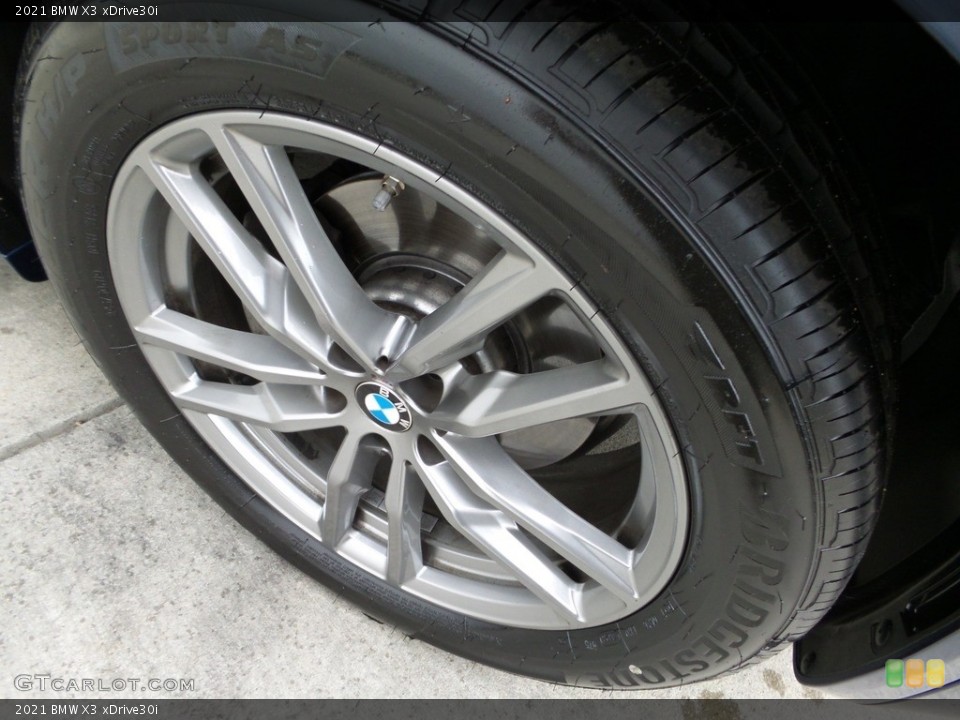 2021 BMW X3 xDrive30i Wheel and Tire Photo #145867025