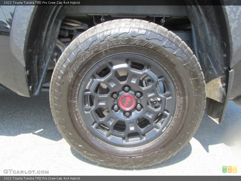 2022 Toyota Tundra TRD Pro Crew Cab 4x4 Hybrid Wheel and Tire Photo #145883888