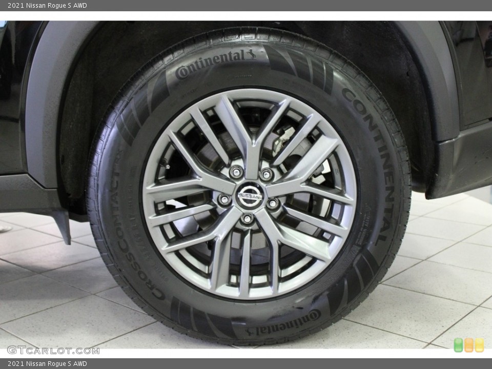 2021 Nissan Rogue S AWD Wheel and Tire Photo #145893306