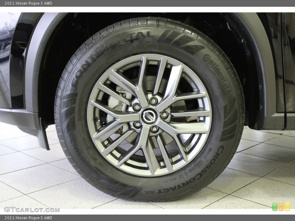 2021 Nissan Rogue S AWD Wheel and Tire Photo #145893342