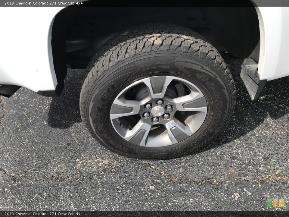 2019 Chevrolet Colorado Z71 Crew Cab 4x4 Wheel and Tire Photo #145904555