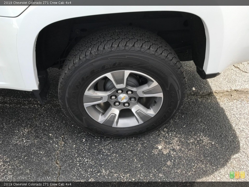 2019 Chevrolet Colorado Z71 Crew Cab 4x4 Wheel and Tire Photo #145904576