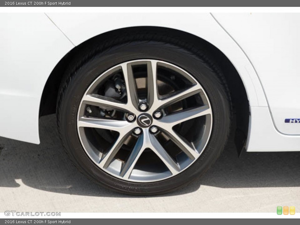 2016 Lexus CT 200h F Sport Hybrid Wheel and Tire Photo #145909331