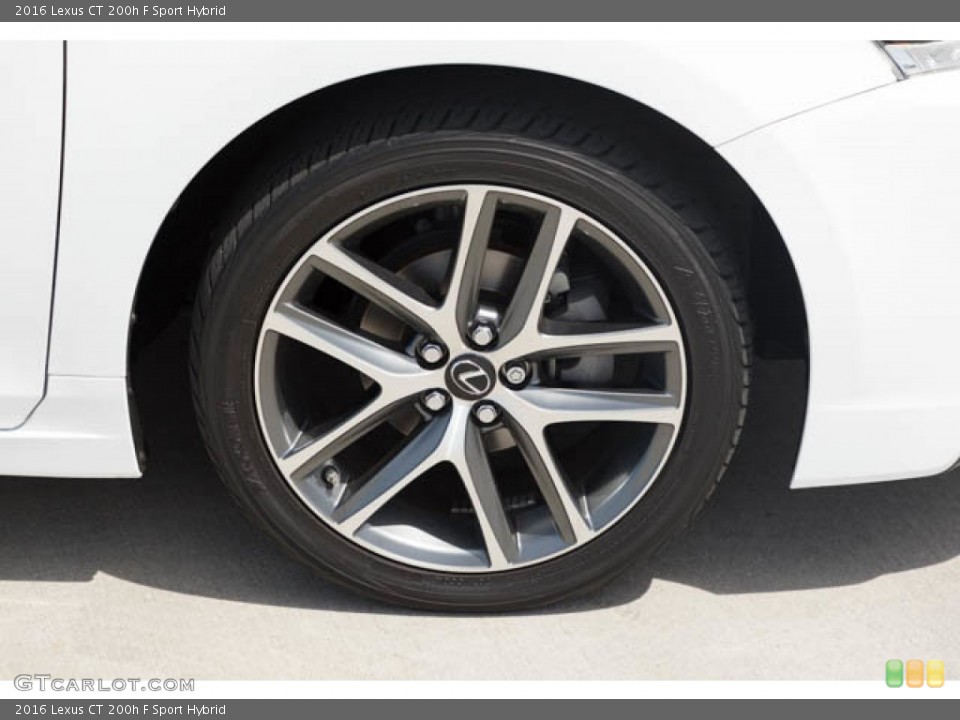 2016 Lexus CT 200h F Sport Hybrid Wheel and Tire Photo #145909343