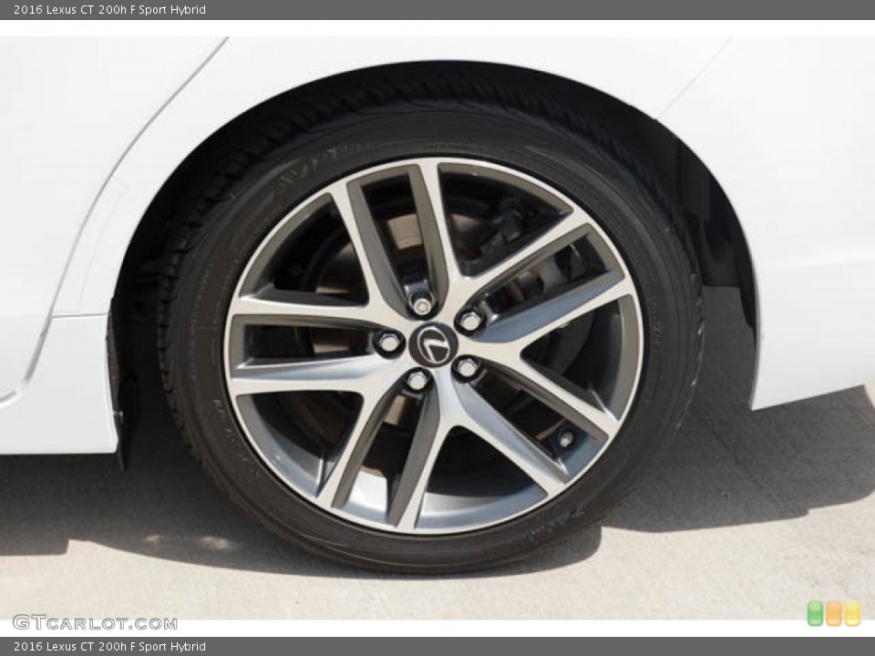 2016 Lexus CT 200h F Sport Hybrid Wheel and Tire Photo #145909358