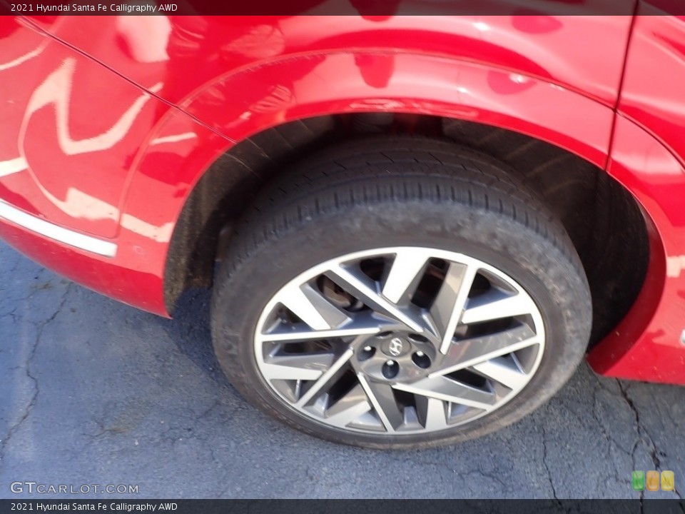 2021 Hyundai Santa Fe Calligraphy AWD Wheel and Tire Photo #145925557