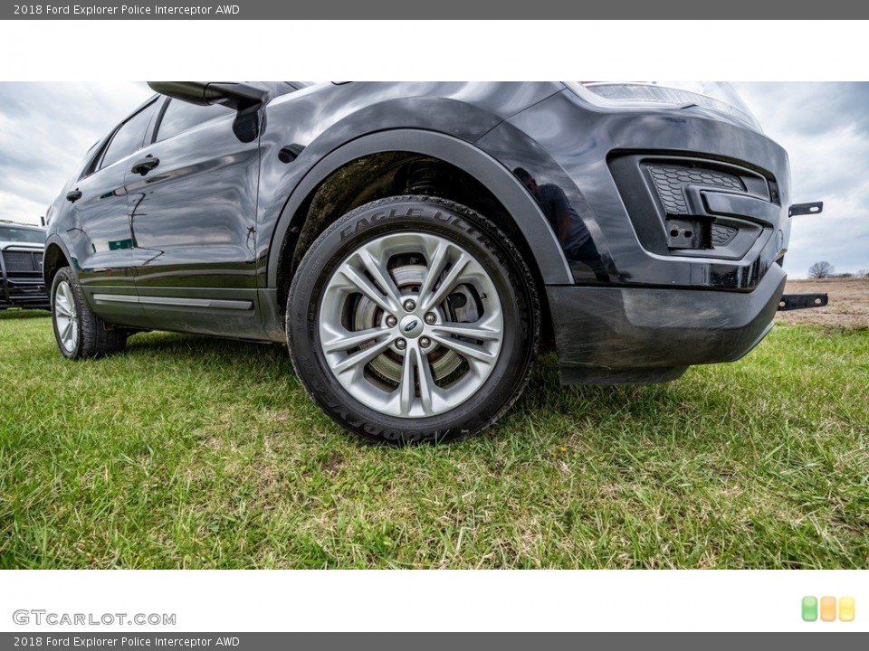 2018 Ford Explorer Police Interceptor AWD Wheel and Tire Photo #145946381