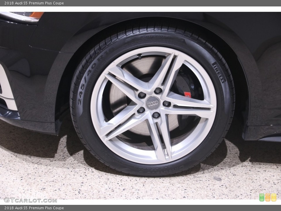 2018 Audi S5 Premium Plus Coupe Wheel and Tire Photo #145966945