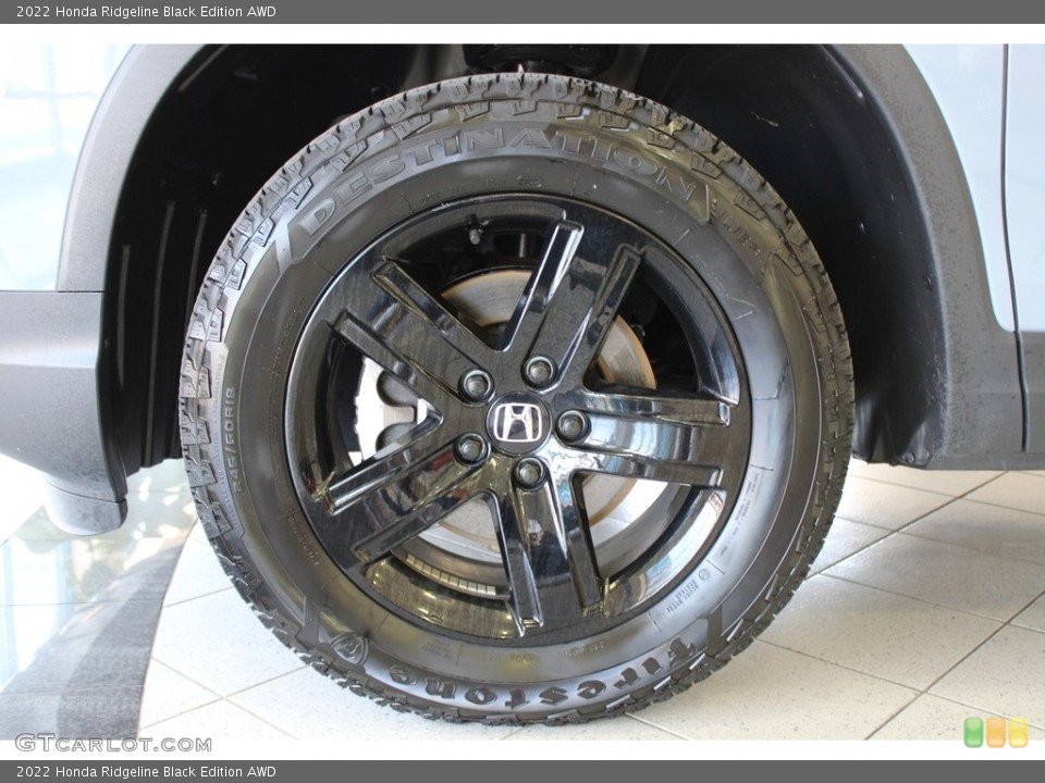 2022 Honda Ridgeline Black Edition AWD Wheel and Tire Photo #145978353