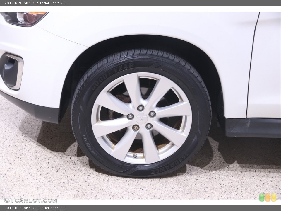 2013 Mitsubishi Outlander Sport SE Wheel and Tire Photo #145983619