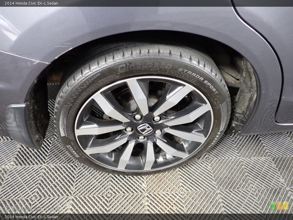 2014 Honda Civic EX-L Sedan Wheel and Tire Photo #145985137