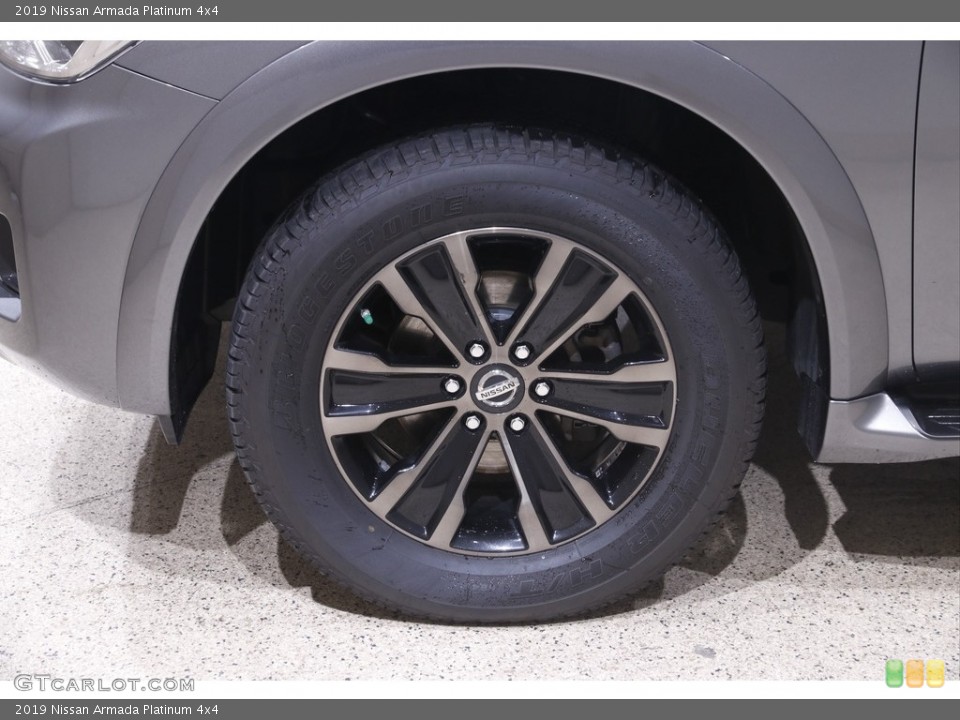 2019 Nissan Armada Platinum 4x4 Wheel and Tire Photo #146001097