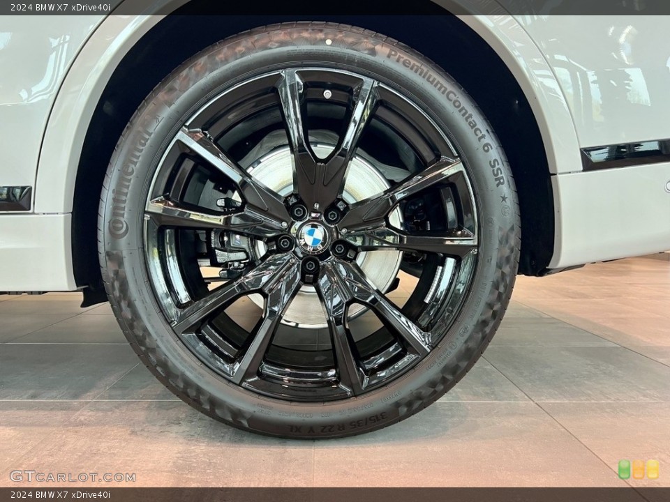 2024 BMW X7 xDrive40i Wheel and Tire Photo #146004496