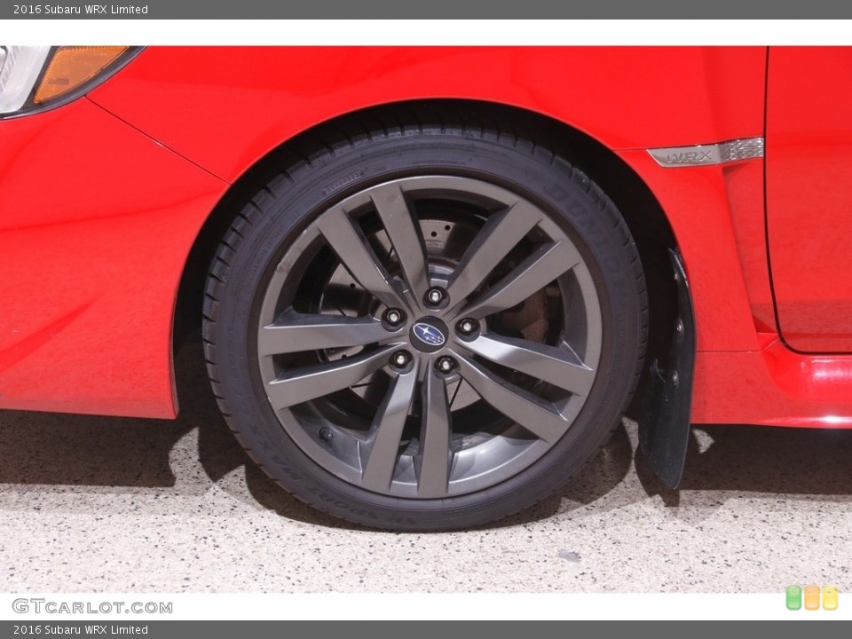 2016 Subaru WRX Limited Wheel and Tire Photo #146013843