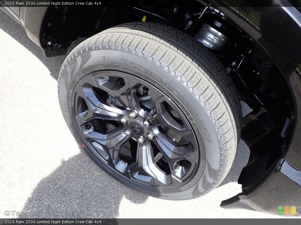 2023 Ram 1500 Limited Night Edition Crew Cab 4x4 Wheel and Tire Photo #146025152